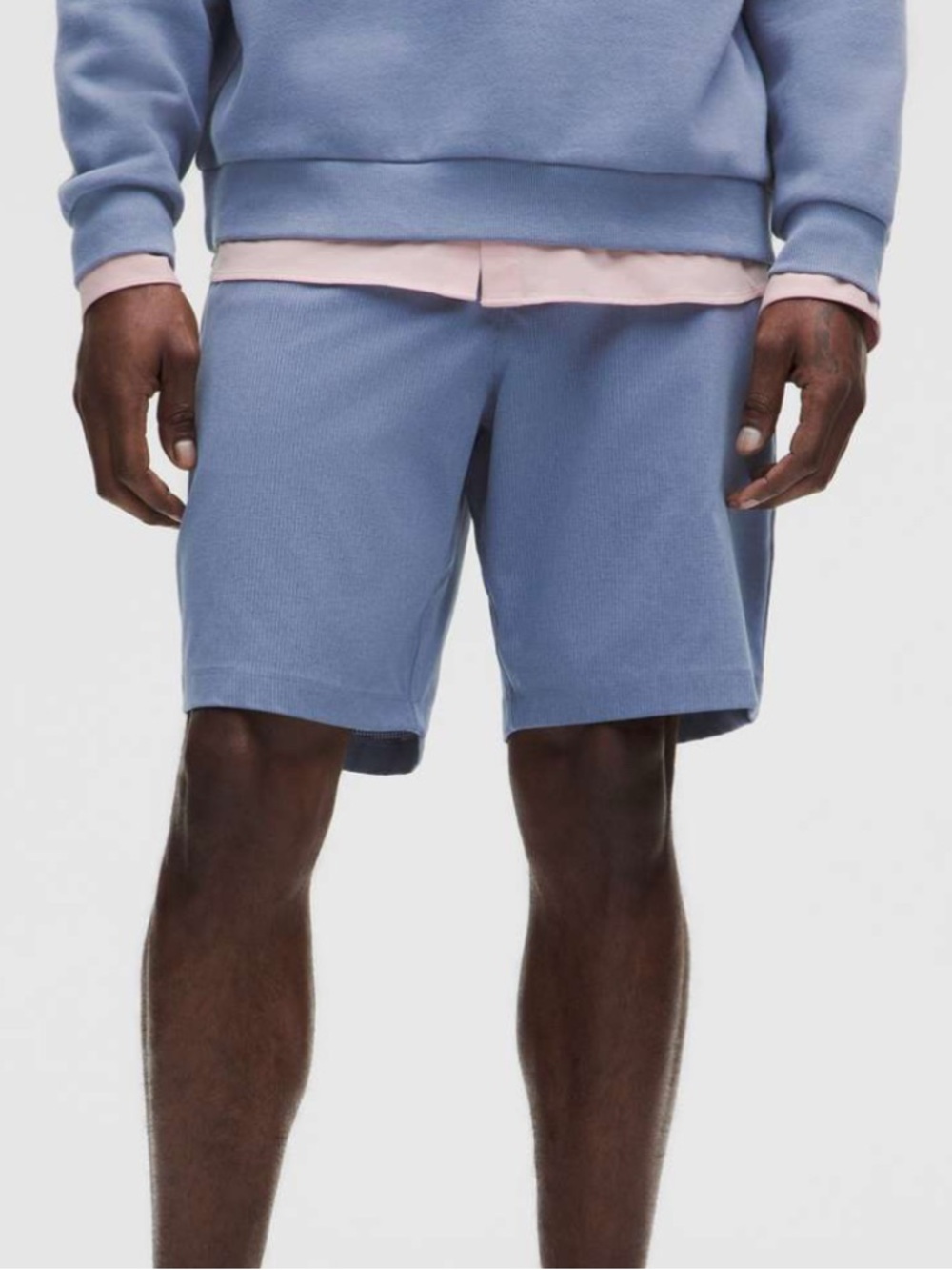 Lululemon ABC Classic-Fit Men’s Shorts Washed Denim Blue - Size 38